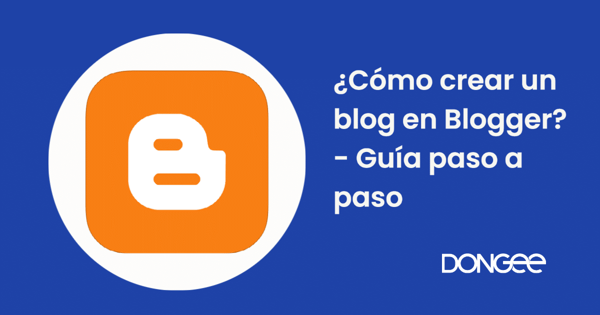 como crear un blog en blogger