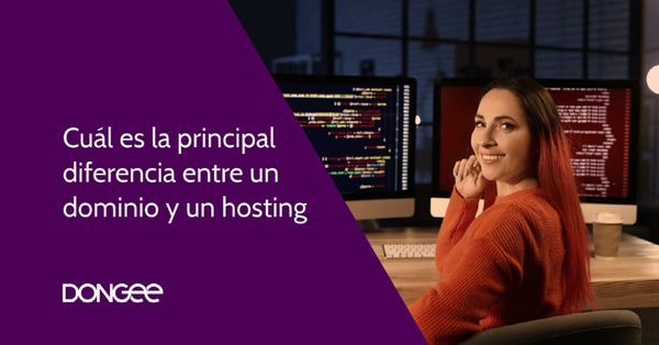 diferencia entre un dominio y un hosting