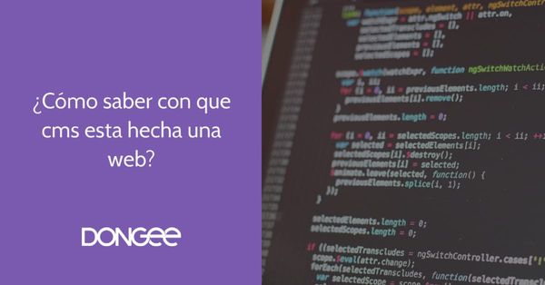 como saber con que cms esta hecha una web