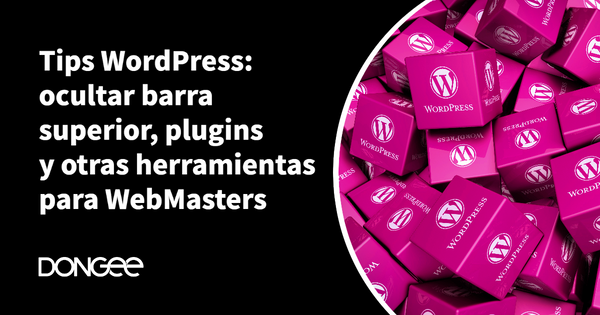 Wordpress ocultar barra superior