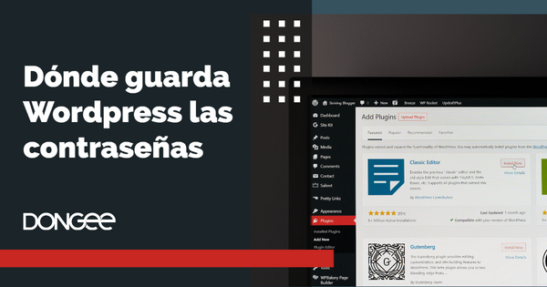 donde guarda wordpress las contraseñas