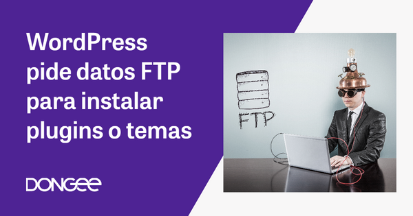 Wordpress pide datos ftp