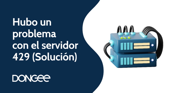 Hubo un problema con el servidor 429