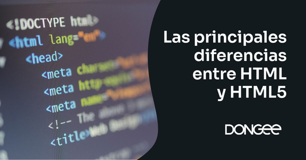 Las principales diferencias entre HTML y HTML5