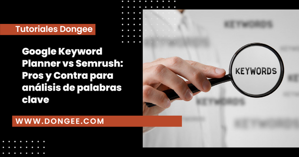 Google Keyword Planner vs Semrush