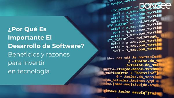 ¿Por Qué Es Importante El Desarrollo de Software? Beneficios y razones para invertir en tecnología