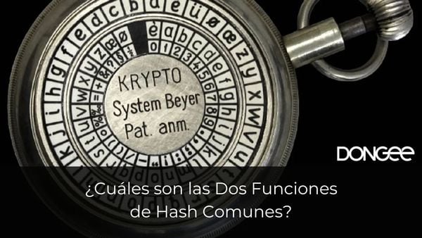 ¿Cuáles son las Dos Funciones de Hash Comunes?
