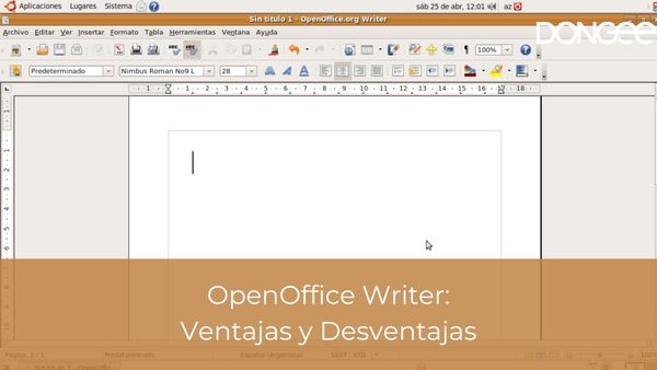 OpenOffice Writer: Ventajas y Desventajas