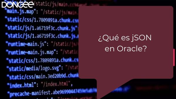 ¿Qué es jSON en Oracle?