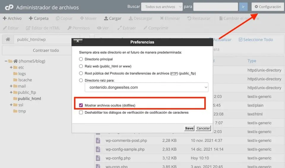 Archivos ocultos ver archivos ocultos