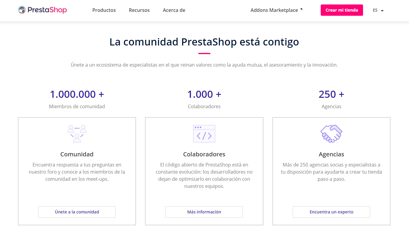 Crea-y-desarrolla-tu-tienda-online-con-PrestaShop caracteristicas prestashop