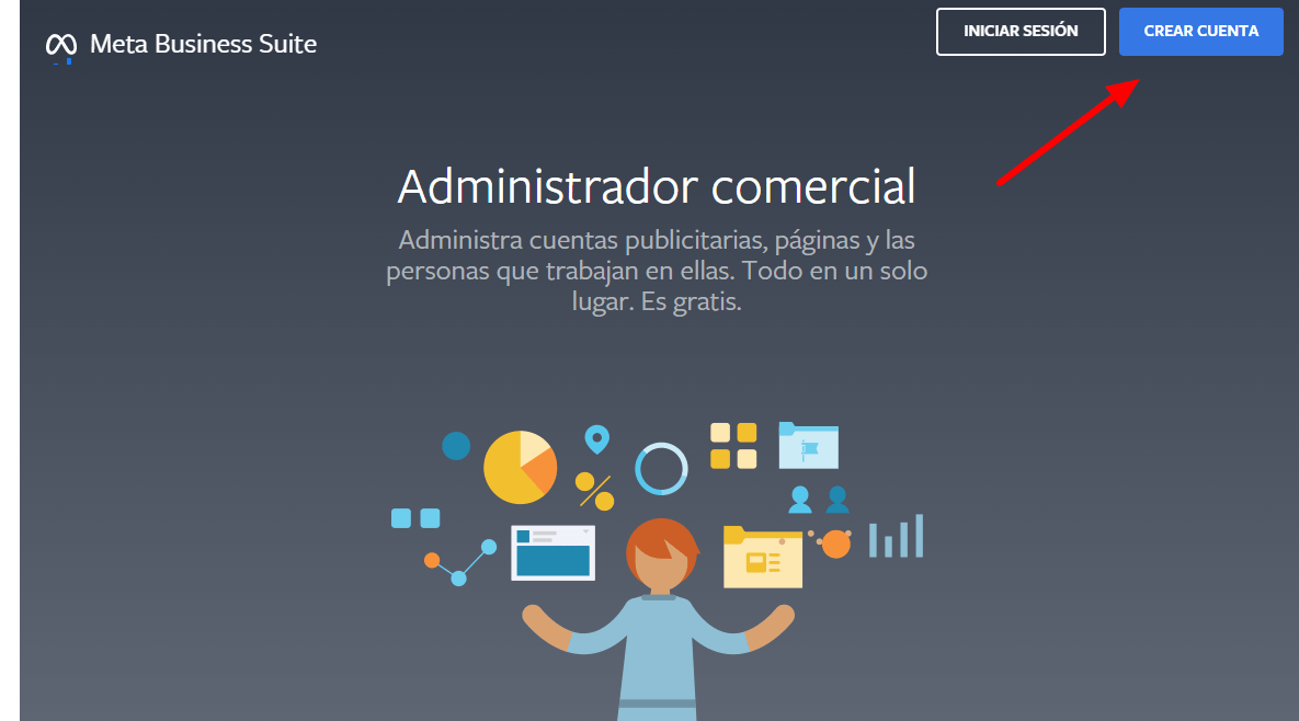 Crear cuenta facebook business manager