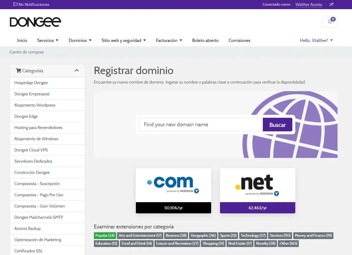 Dominios Dongee Dominios Dongee