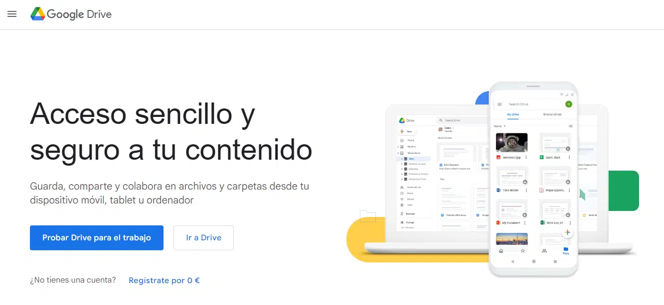 Google Drive Caracteristicas de Google Drive