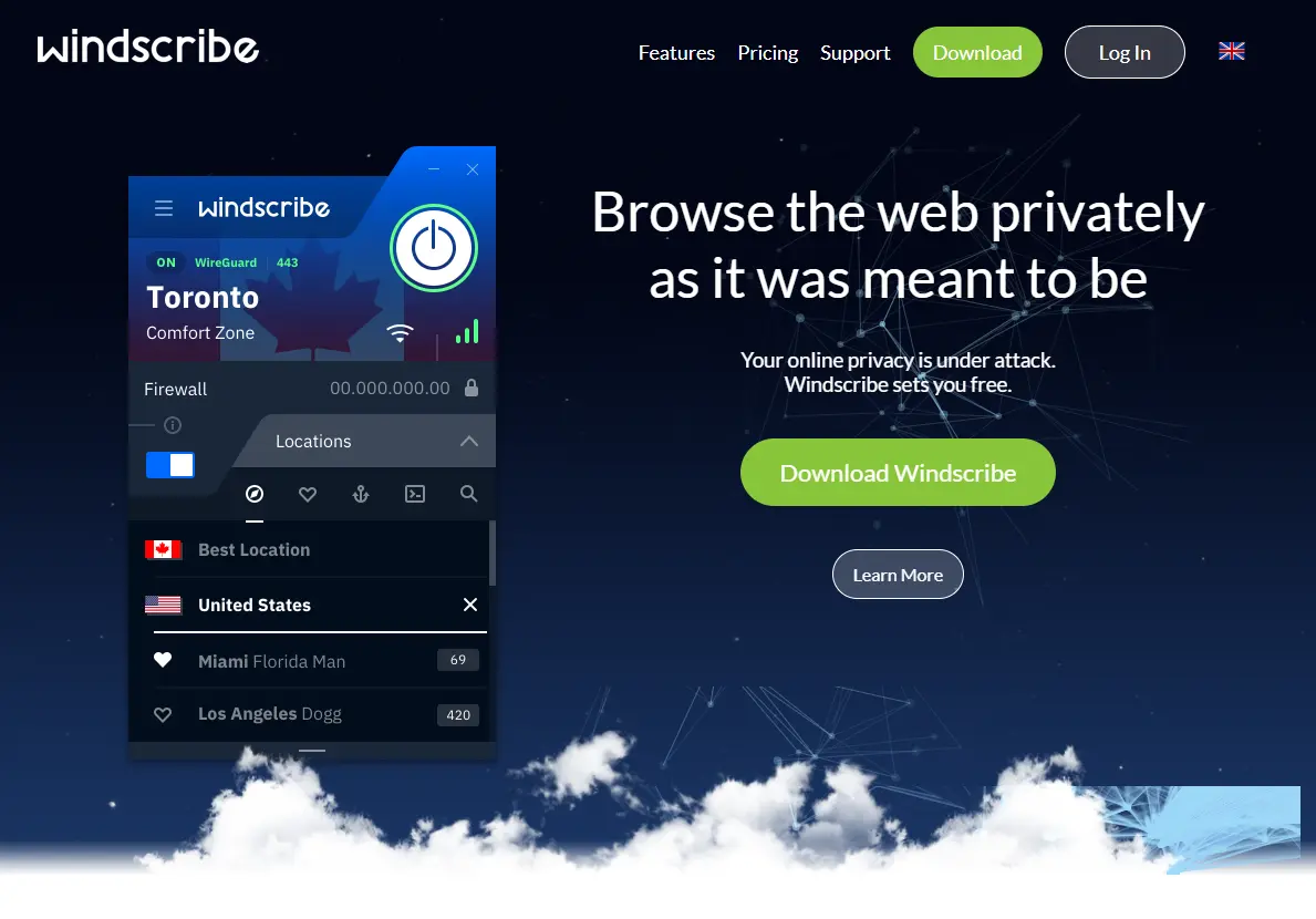 Windscribe - Free VPN and Ad Block Windscribe