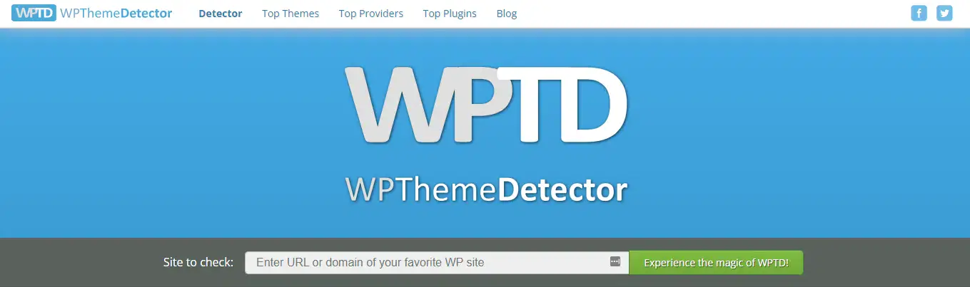 WordPress Theme Detector - Free online tool to find a site´s theme WordPress Theme Detector