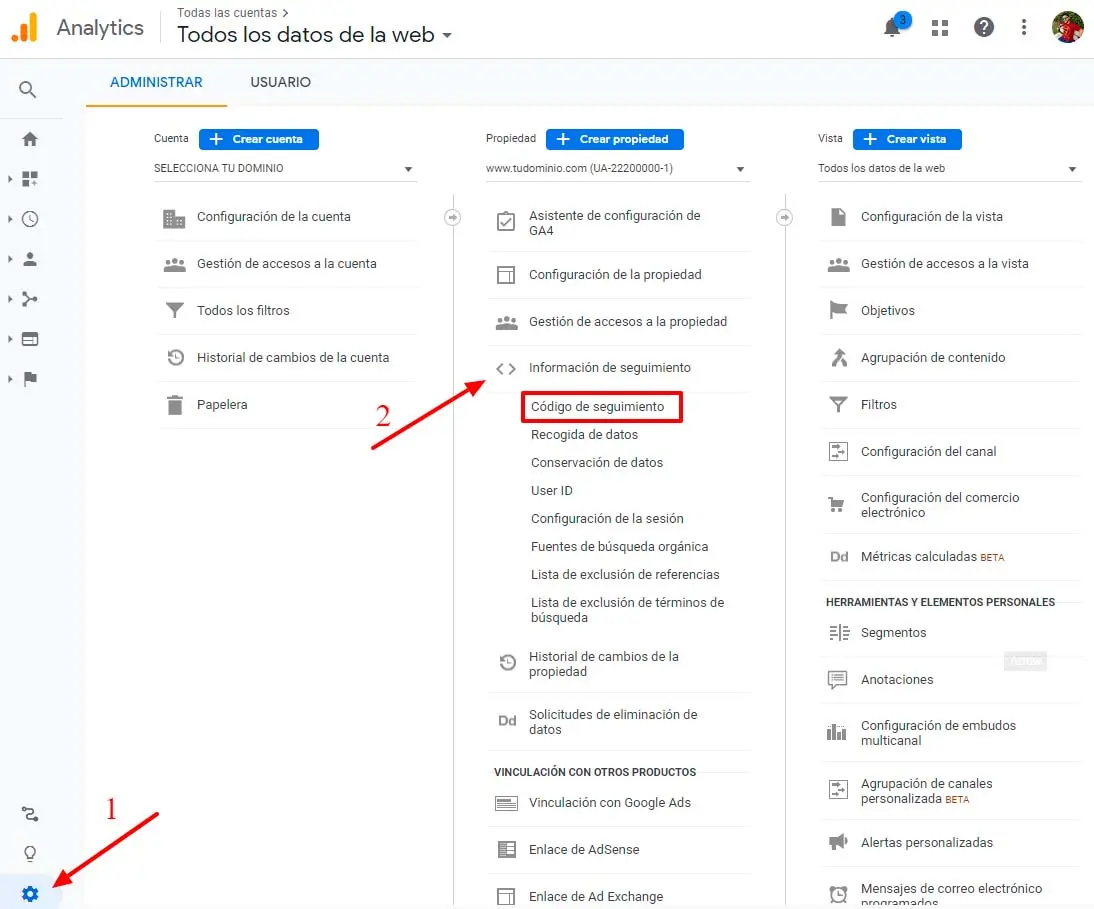 acceso google analytics Acceso Google Analytics