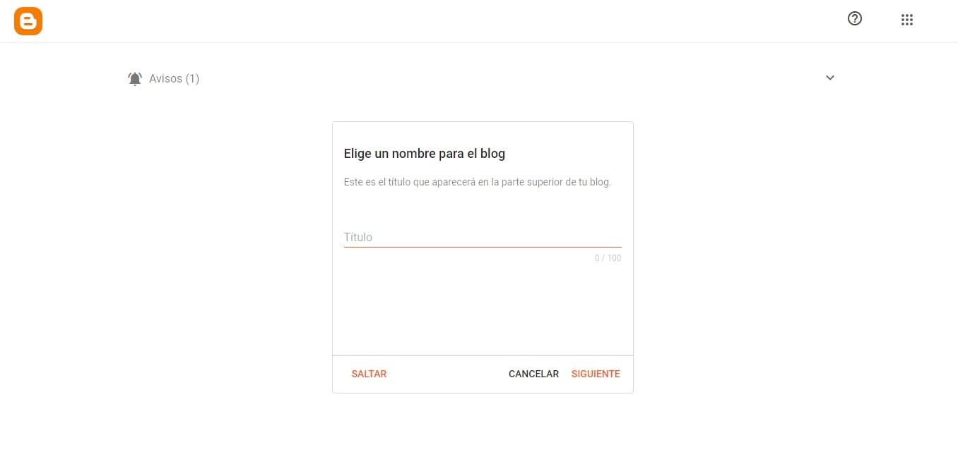 crear nombre de tu blog Crear nombre de tu blog