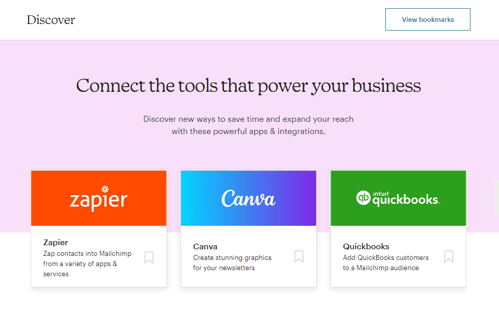 integraciones mailchimp Integraciones mailchimp