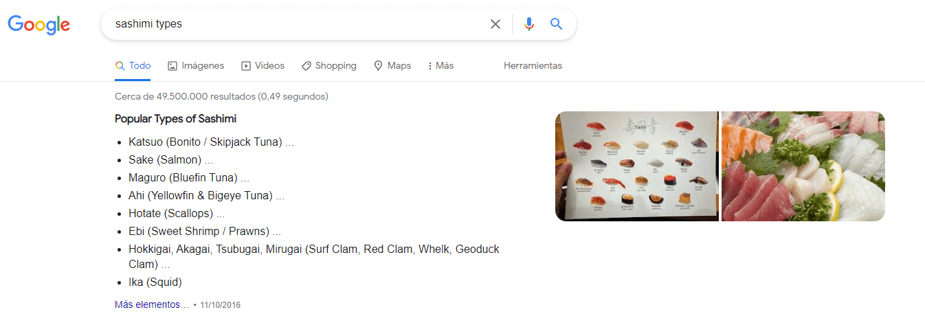 sashimi-types-Buscar-con-Google Ejemplo Schema
