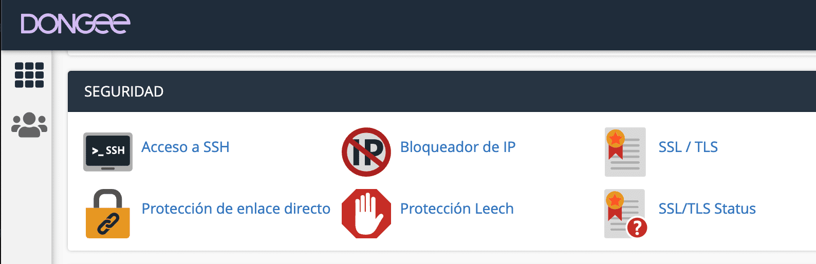 seguridad seguridad cpanel