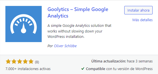 simple google analytics Plugin Simple Google Analytics