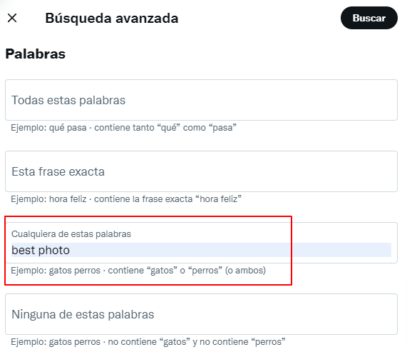 twitter buscador ejemplo Twitter buscador ejemplo